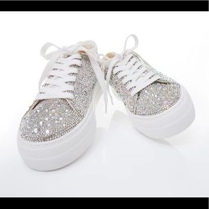 Betsey Johnson Rhinestone sneakers